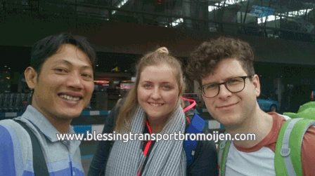 Alex and Laura (UK), transport from Surabaya Airport to Mount Bromo. Dec 4th to 5th, 2016.