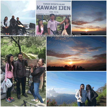 Ariane and Elly from SG, transport for Malang-Bromo-Ijen