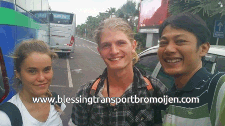 Emily and Matthias (AU), transport from Surabaya Airport to Mount Bromo 2D1N. December 14th to 15th, 2016