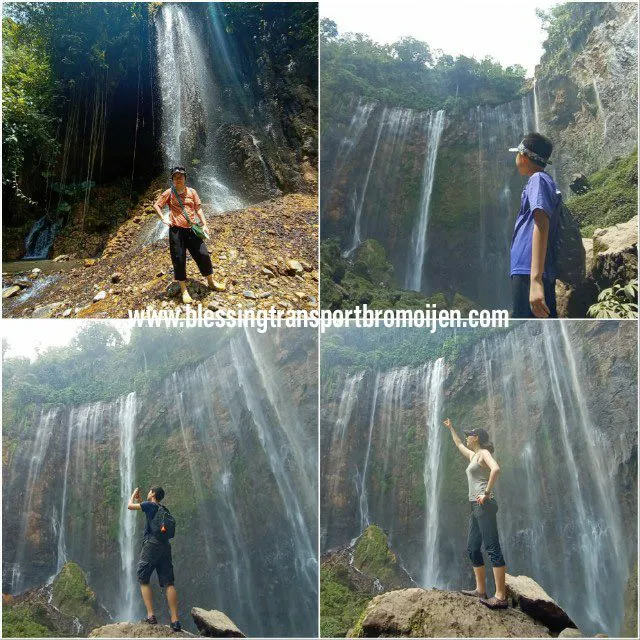 Ms.Jeanne and friend (CN), transport to Tumpak Sewu-Bromo-Ijen Tour. February 22th-30th, 2019