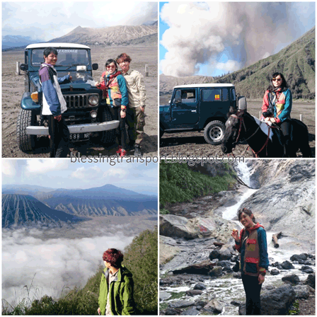 Lawrence and Wu (Hongkong). Transport from Surabaya to Ijen-Bromo, April 25th to 27th, 2016.