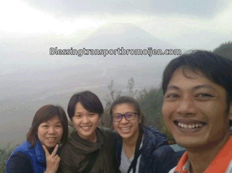 Lena and friends(SG), transport for Bromo Tour 2D1N. Sept 9th,2016.