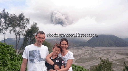 Peter family (NL), transport from Surabaya to Mount Bromo. July 11th to 12th, 2016.