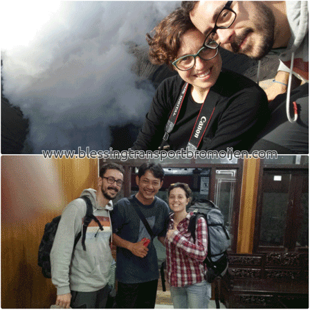 Sheila and Jordi (ES), le transport Mounte Bromo voyage. February 28th, 2017.