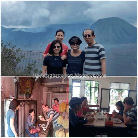 susan tan, jean teo, jean's parents-transport malang-bromo-surabaya